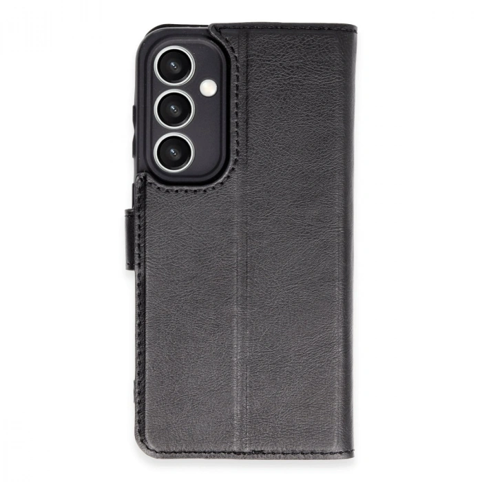 Samsung Galaxy S23 Fe Kılıf Trend S Plus Kapaklı Kılıf - Siyah