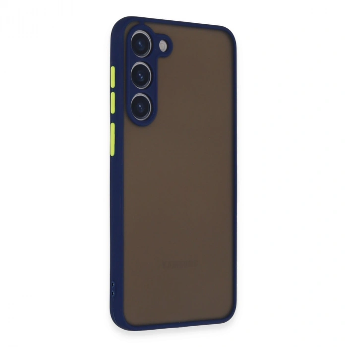 Samsung Galaxy S23 Kılıf Montreal Silikon Kapak - Lacivert