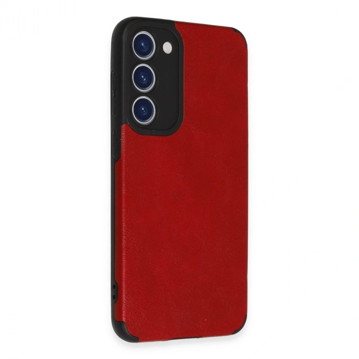 Samsung Galaxy S23 Plus Kılıf Loop Deri Silikon - Kırmızı