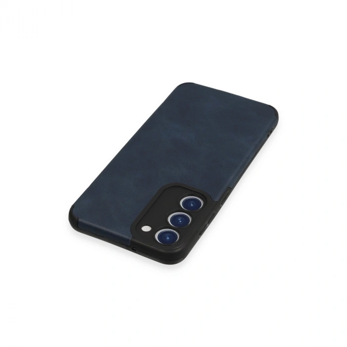 Samsung Galaxy S23 Plus Kılıf Loop Deri Silikon - Lacivert