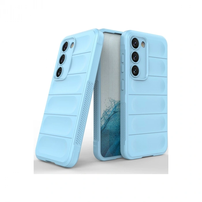 Samsung Galaxy S23 Plus Kılıf Optimum Silikon - Sky Blue