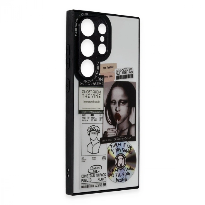 Samsung Galaxy S23 Ultra Kılıf Mirror Desenli Kapak - Mirror - 2