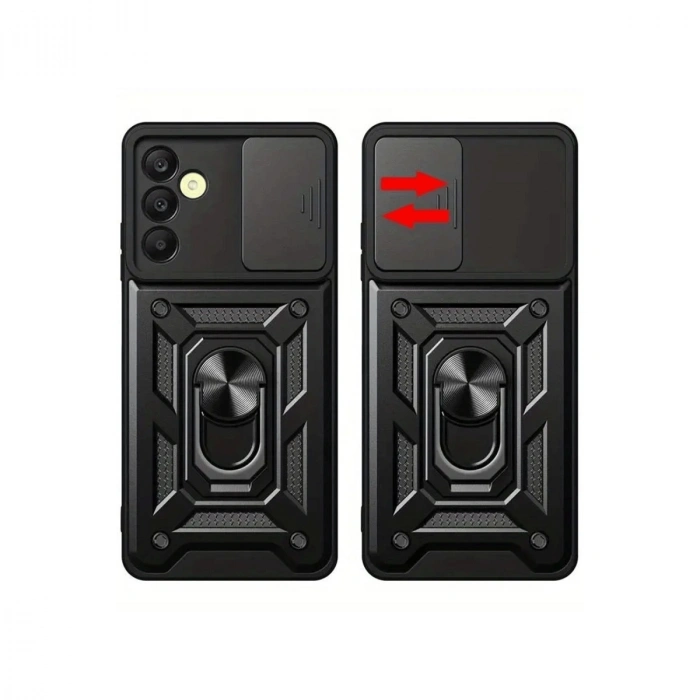 Samsung Galaxy S24 Fe Pars Lens Yüzüklü Silikon - Lacivert