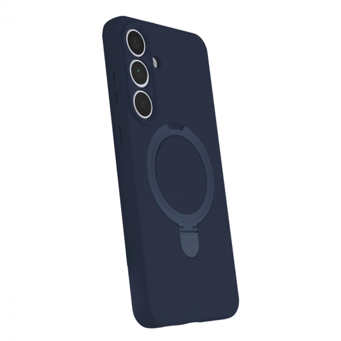 Samsung Galaxy S24 Fe Regal Magsafe Standlı Kapak - Lacivert