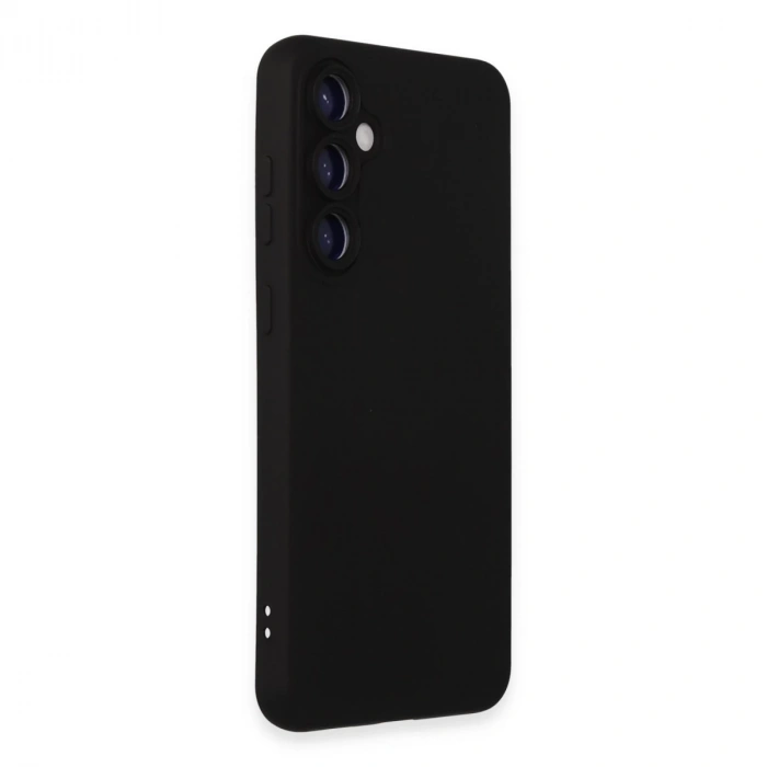 Samsung Galaxy S24 Kılıf Nano İçi Kadife Silikon - Siyah