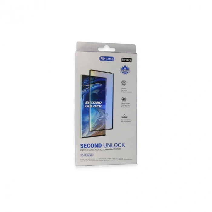 Samsung Galaxy S24 Ultra Durable Full Glue Curved Hayalet Cam