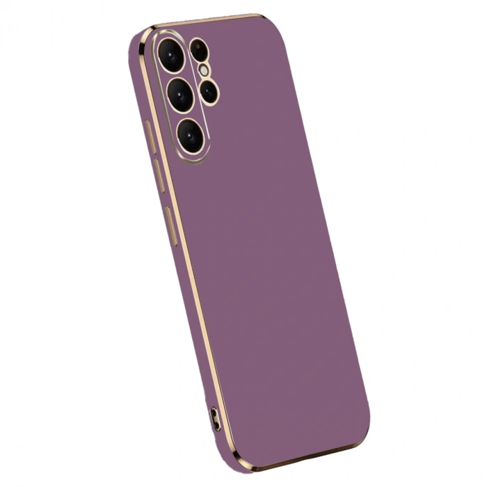 Samsung Galaxy S24 Ultra Kılıf Volet Silikon - Mor