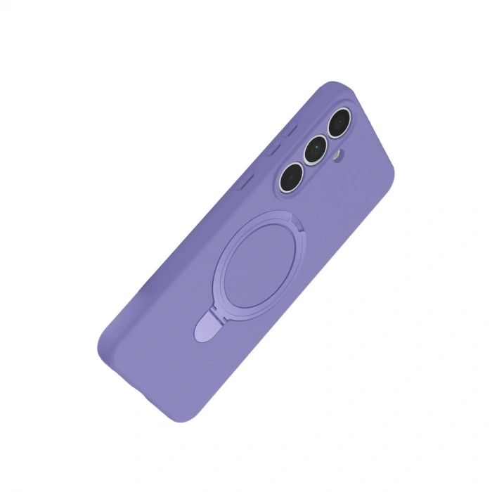 Samsung Galaxy S25 Fe Regal Magsafe Standlı Kapak - Lila