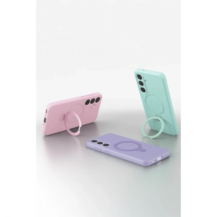 Samsung Galaxy S25 Fe Regal Magsafe Standlı Kapak - Yeşil