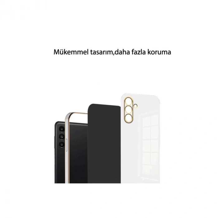 Samsung Galaxy S25 Kılıf Volet Silikon - Beyaz