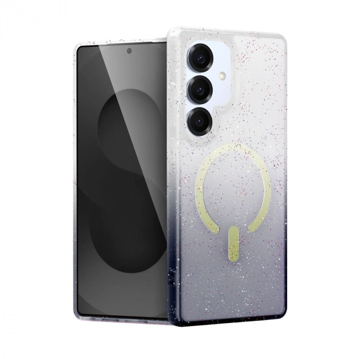 Samsung Galaxy S25 Pummel Shiny Magsafe Kapak - Siyah