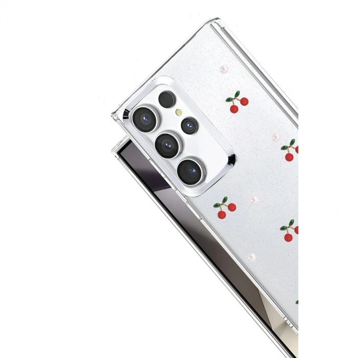 Samsung Galaxy S25 Ultra Fiyonk Desenli Kapak - Desen 9