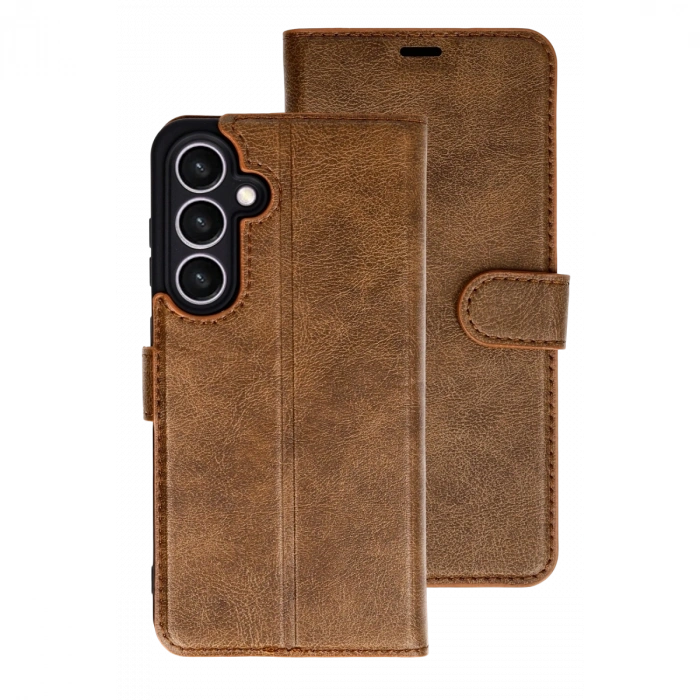 Samsung Galaxy S26 Plus Trend S Plus Kapaklı Kılıf - Taba