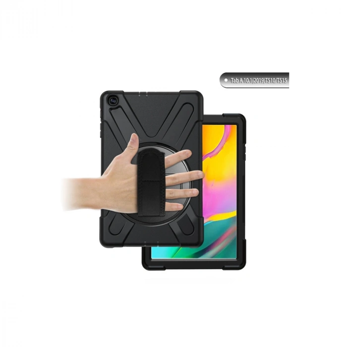 Samsung Galaxy T510 Tab A 10.1 Kılıf Amazing Tablet Kapak - Siyah