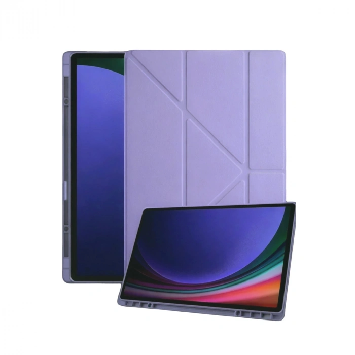 Samsung Galaxy Tab A11 Kalemlikli Mars Tablet Kılıfı - Lila