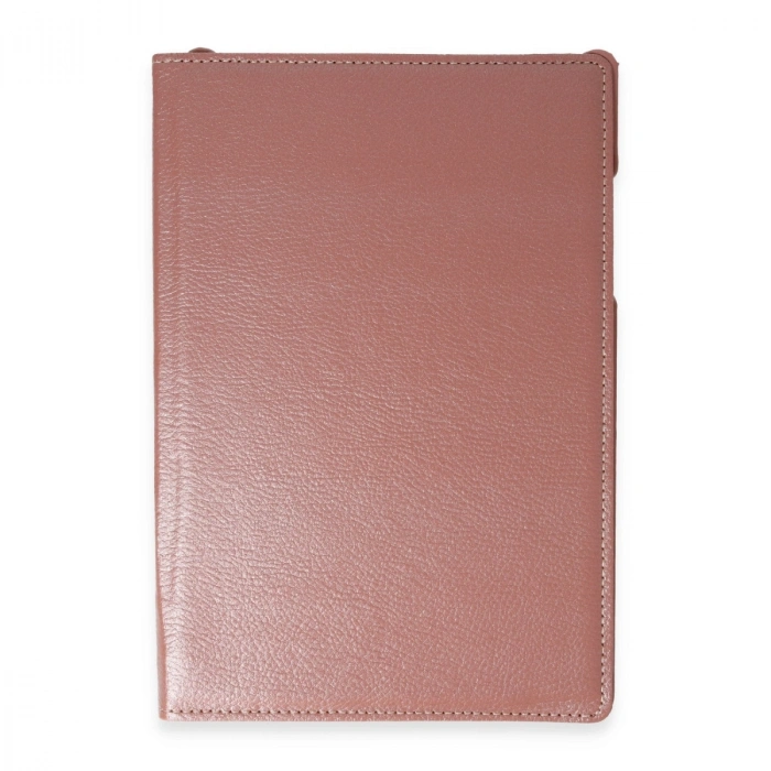 Samsung Galaxy X200 Tab A8 10.5 Kılıf 360 Tablet Deri Kılıf - Rose Gold
