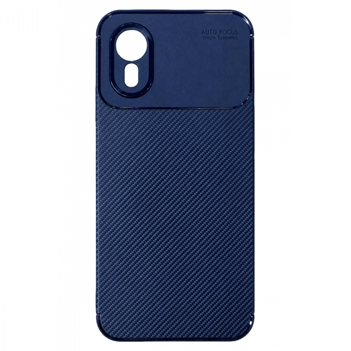 Samsung Galaxy Xcover 7 Kılıf Auto Focus Karbon Kapak - Lacivert