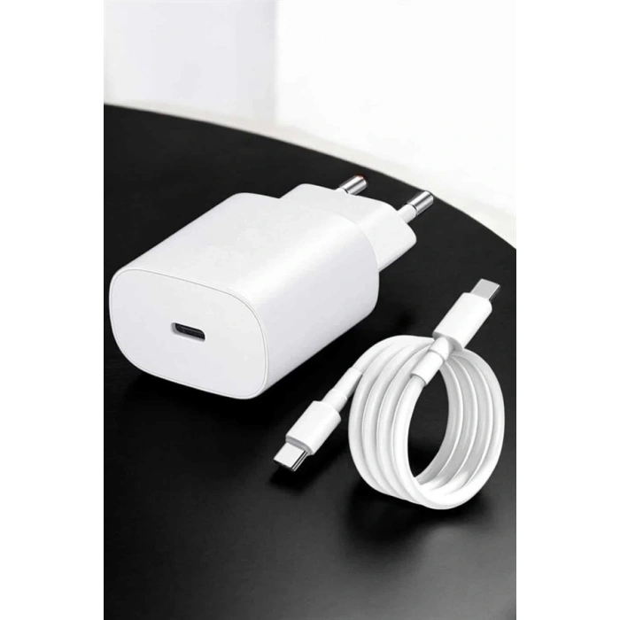 Şarj Aleti İOS 15/15 Pro Max Uyumlu Şarj Adaptörü ve Kablosu