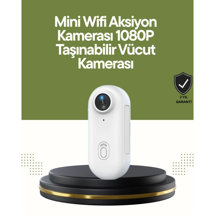 Şarj Edilebilir Uzun Ömürlü Mini Spor Kamera Full HD