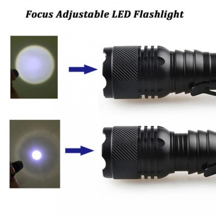 Şarjlı Mini Led El Feneri Cree Led 500 Lumens (5324)