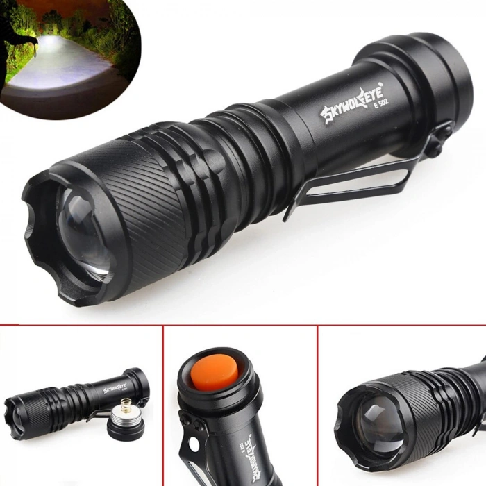 Şarjlı Mini Led El Feneri Cree Led 500 Lumens (5324)