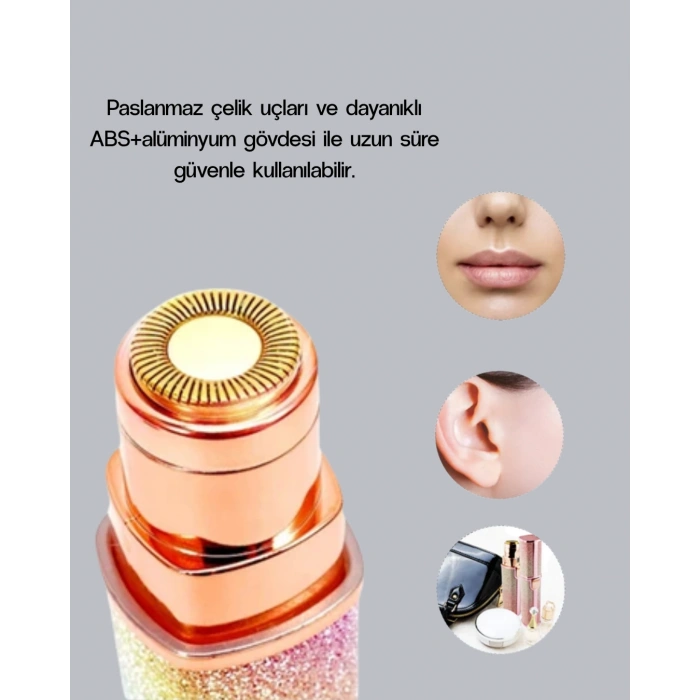 Şarjlı Mini Yüz Ve Kaş Epilatörü – Ağrısız Ve Hassas Temizlik