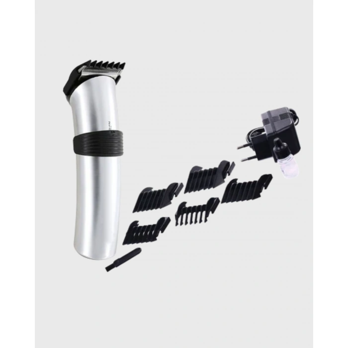 Şarjlı Saç Ve Sakal Kesme Makinesi – Paslanmaz Çelik Bıçak, Ayarlanabilir Başlık