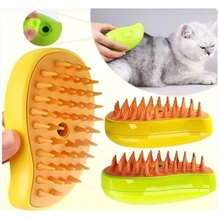 Şarjlı Soğuk Buharlı Kedi Köpek Fırçası Tarağı (5324)