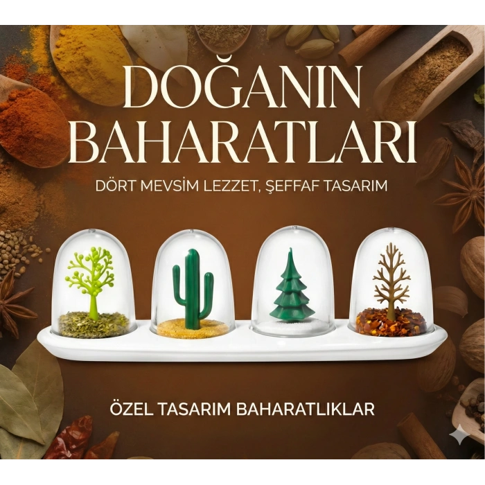 Seasoning Shakers Dört Mevsim Baharatlık