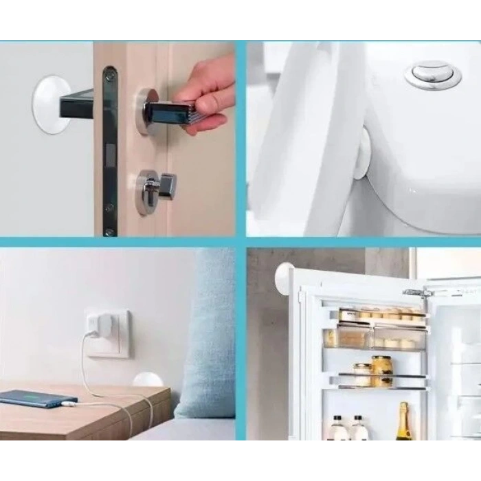 Şeffaf  Silikon Mobilya ve Kapı Durdurucu Darbe Pedi 6 lı