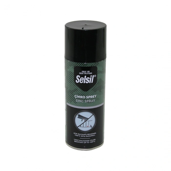 SELSİL TAB-442 ÇİNKO=AÇIK GALVANİZ RENK SPREY BOYA 400ML (5324)