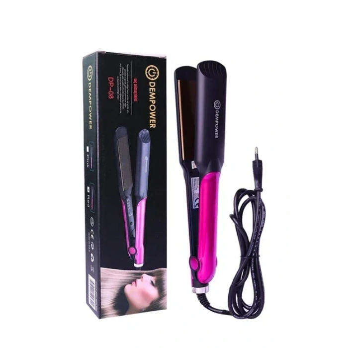 Seramik Kaplı Pembe Detay Saç Düzleştirici (5324)