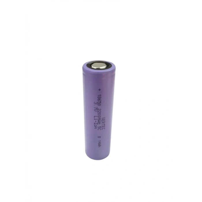 Sertec 18650 3.7v 2200 Mah 5c Li-ıon Şarjlı Pil