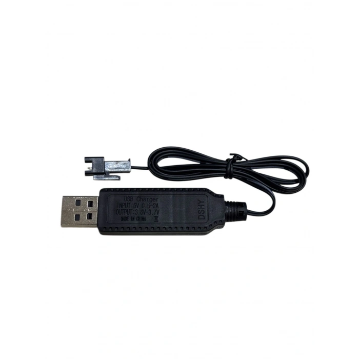 Sertec 3.7v Li-ion Sm-2p Soket Oyuncak Bataryası Usb Şarj Kablosu