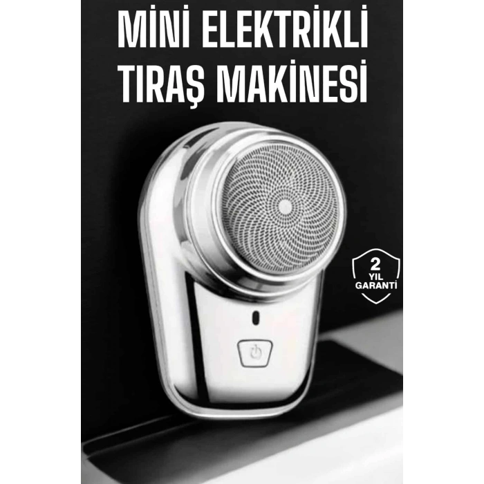 Seyahat Tipi Tıraş Makinesi Taşınabilir Kablosuz Mini Paslanmaz Çelik