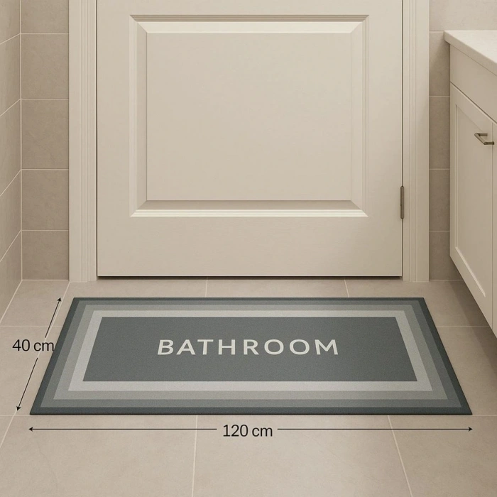 Sihirli Süper Su Emici Kaymaz Tabanlı Uzun Paspas 40*120 cm (5324)