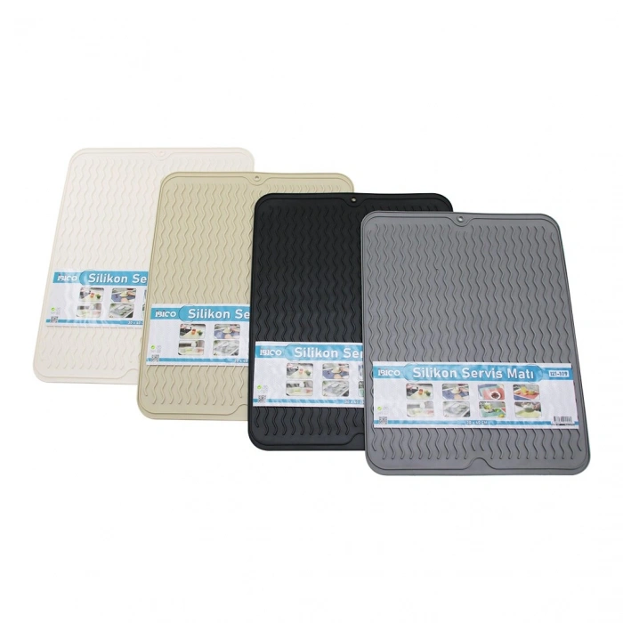 SİLİKON ÇOK AMAÇLI SERVİS MATI AMERİKAN SERVİS - BULAŞIK ALTLIK - NİHALE 30X40CM (5324)