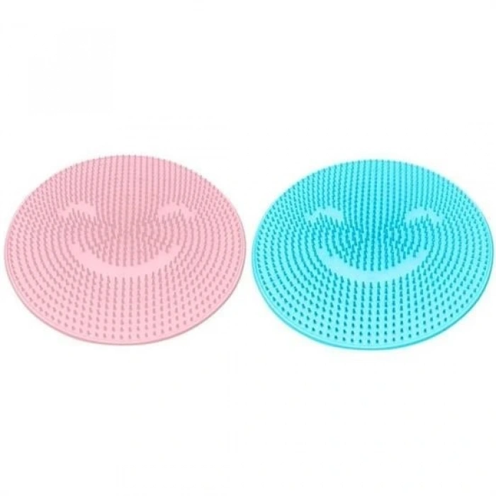 Silikon Fırçalı Banyo Masaj Matı ve  Ayaklar için Topuk Masaj Paspası (5324)