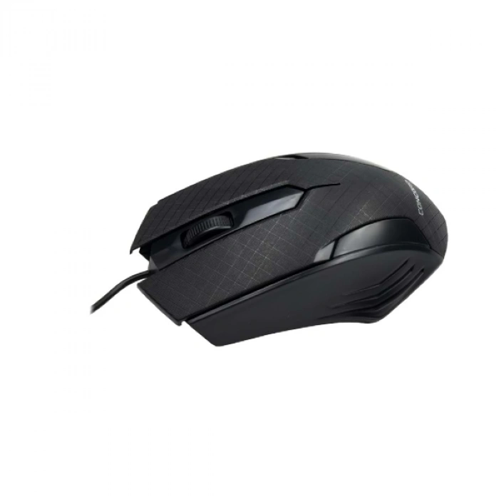 Siyah Mat Desenli USB Kablolu 3D Optik Mouse