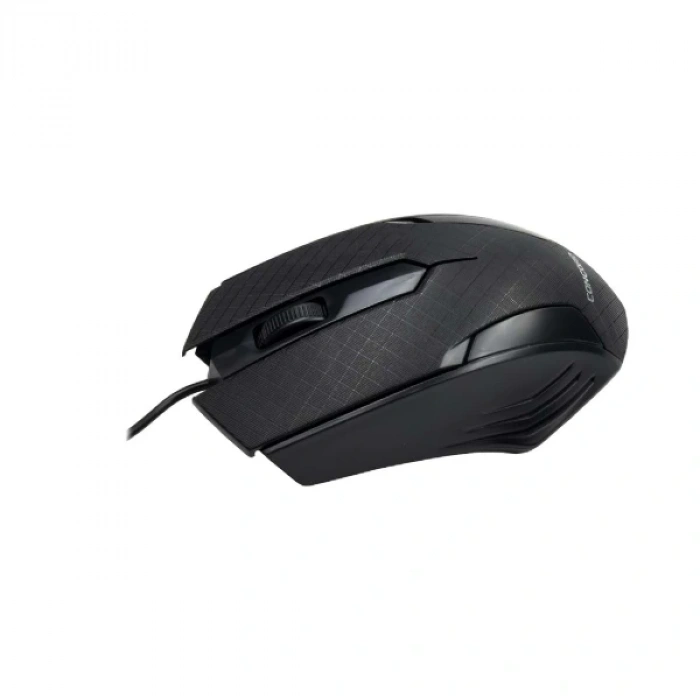 Siyah Mat Desenli USB Kablolu 3D Optik Mouse