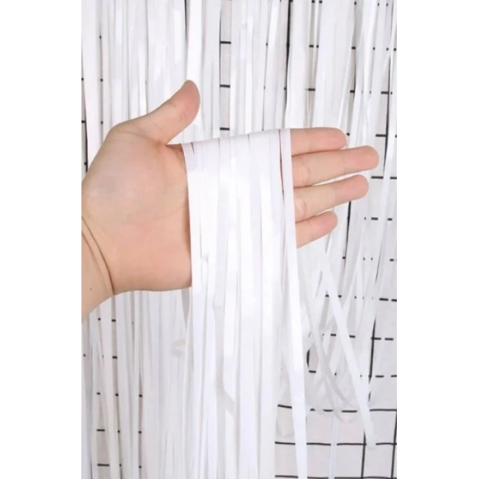 Soft Beyaz Renk Duvar ve Kapı Perdesi 90x200 cm (5324)