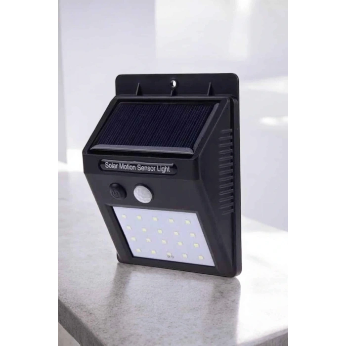 Solar Güneş Enerji Panelli Sensörlü Lamba Enerji Tasarruflu