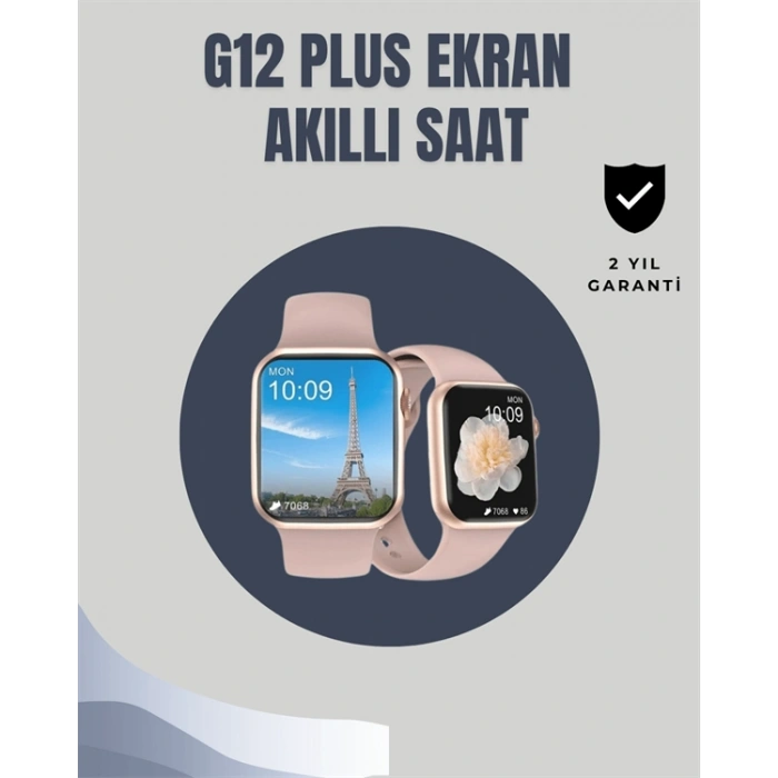 Su Geçirmez Akıllı Saat – 300 mAh Batarya, Sesli Arama, Uyku & Adım Takibi