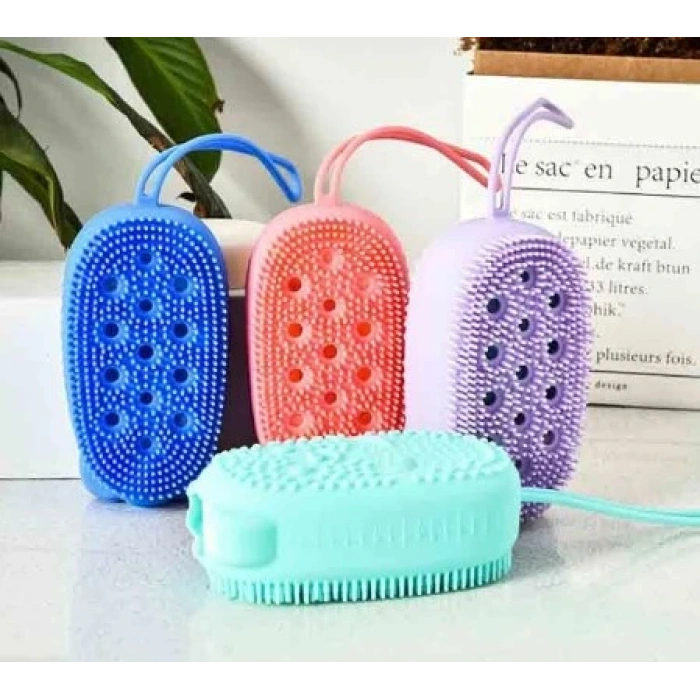 Süngerli Silikon Banyo Kesesi