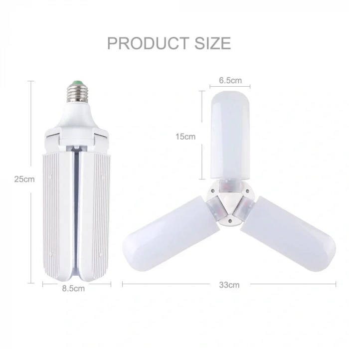 Sunlife Beyaz Işık 3 Pervaneli 45 Watt Tasarruflu (5324)