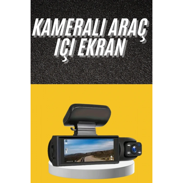 Sürüş Kamerası Video Kaydedici Hareket Algılama Gece Görüşlü