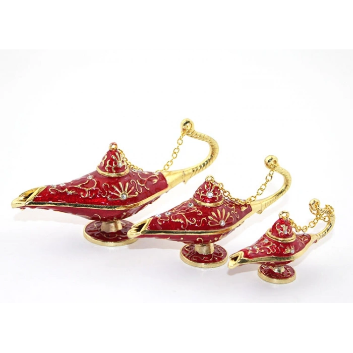 Swarovski Taşlı 3lü Alaaddin Lambası