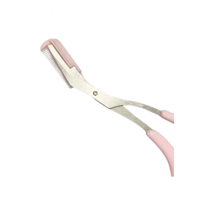 Taraklı Kaş Bıyık Makası Ve Kaş Ustura Seti Kaş Bıyık Tüy Alma Epilasyon Aleti 2li Set