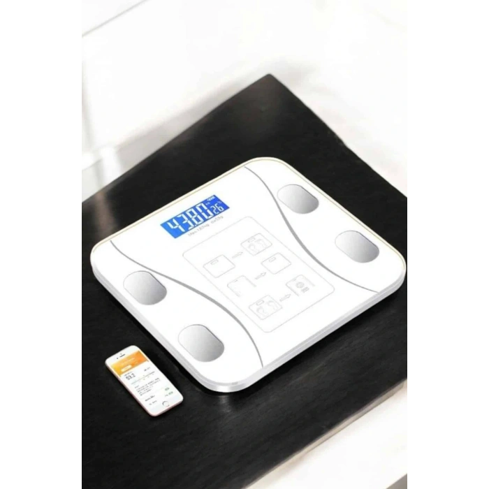 Tartı Baskül Dijital Elektronik Tartı Vücut Analiz Wifi Akıllı Yağ Ölçer