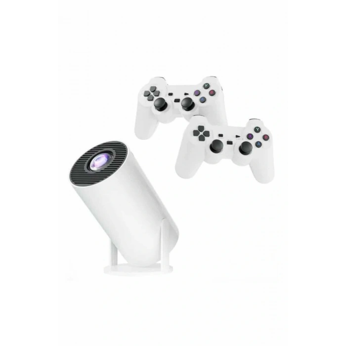 Taşınabilir Android Projeksiyon Ayaklı Çift Kollu 4k Çözünürlüklü Sinema Projeksiyonu